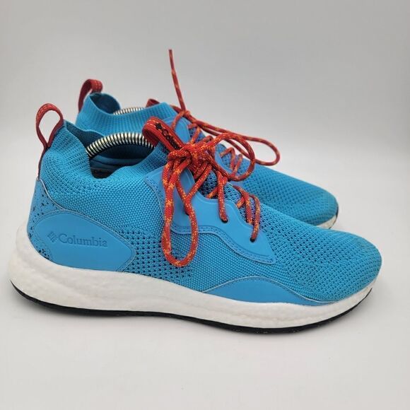 Columbia Breeze Cyan Blue White Hiking Shoes BM0082-434 Men Sz 11 EUC Worn 1X - Picture 5 of 12